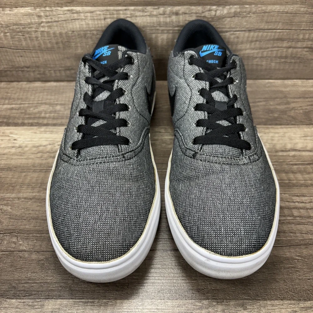 Nike SB Check Gray Black Mens US Size 10 EUR 44 843896-004 Sneakers - Picture 2 of 10